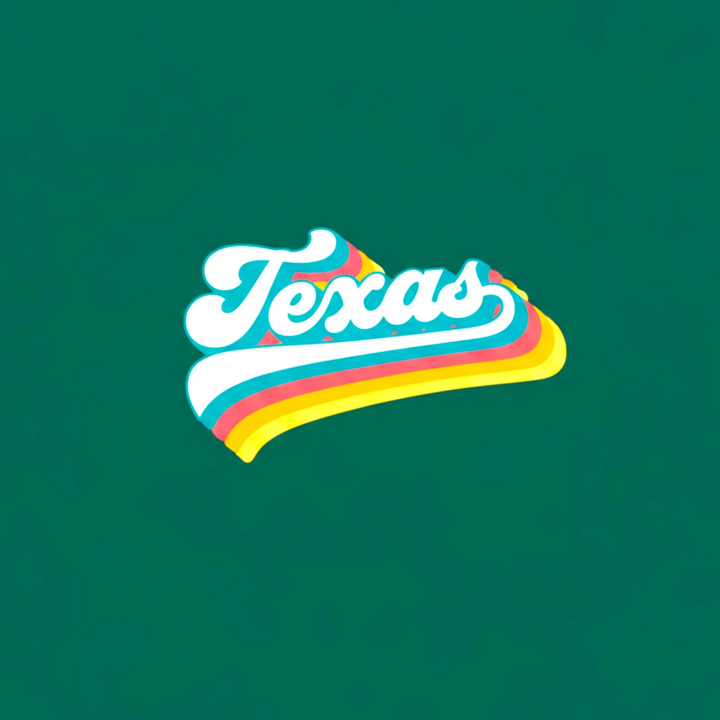 Texas Retro Hoodie - Green