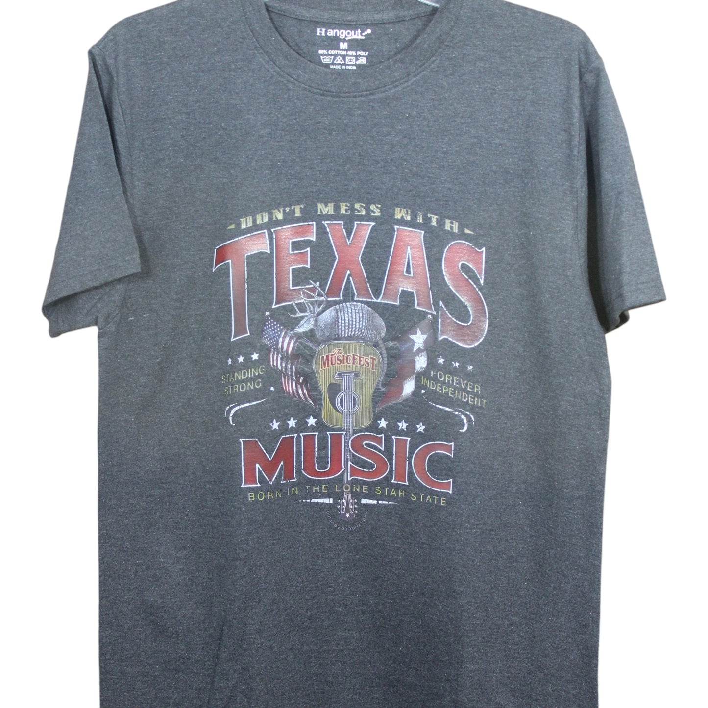 Texas Music T-Shirt - Dark Gray