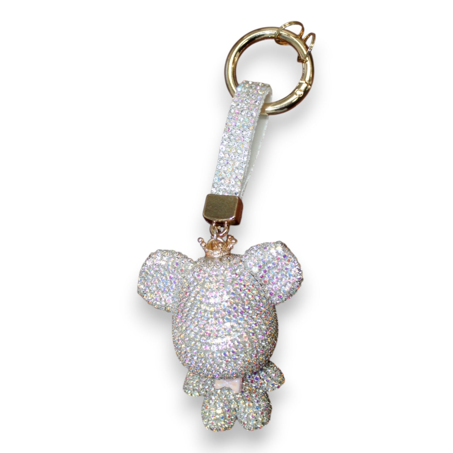 Sparkly Elegant Bear Keychain Set