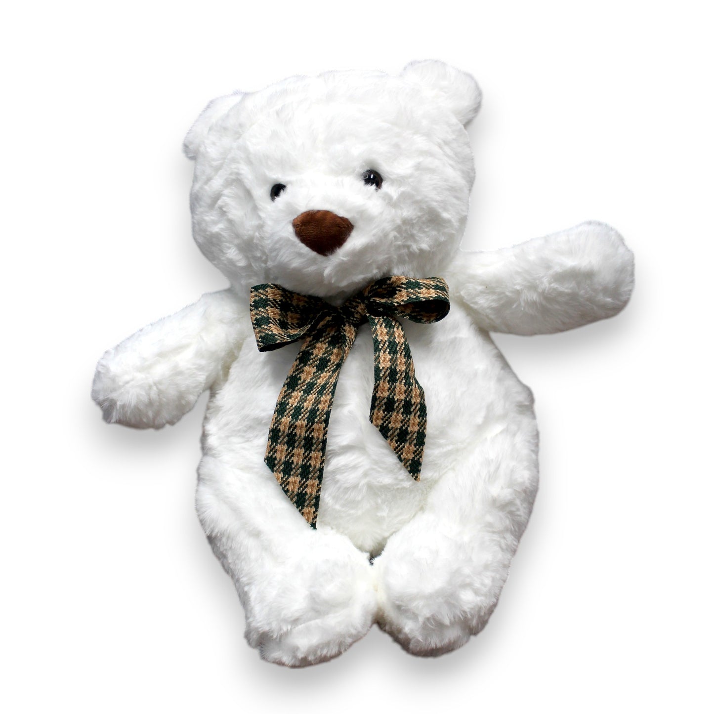 White Bear Bowtie Plush (1 Dzn)