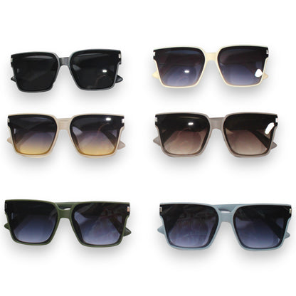 Striped Stylish Sunglass Set - 1838