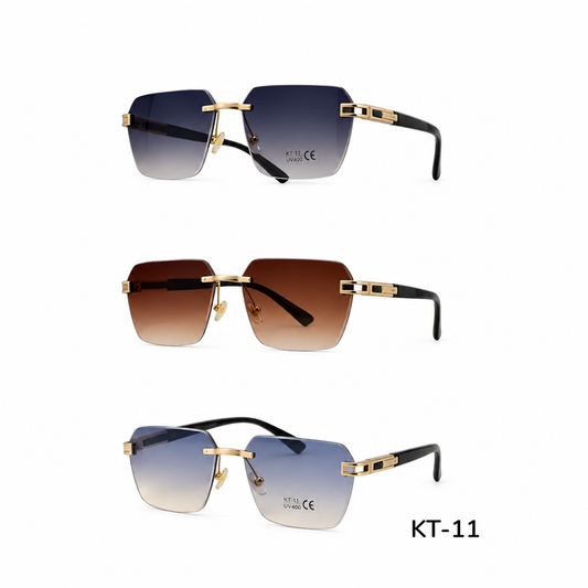 KT-11 Big Square Sunglasses- 1Dzn