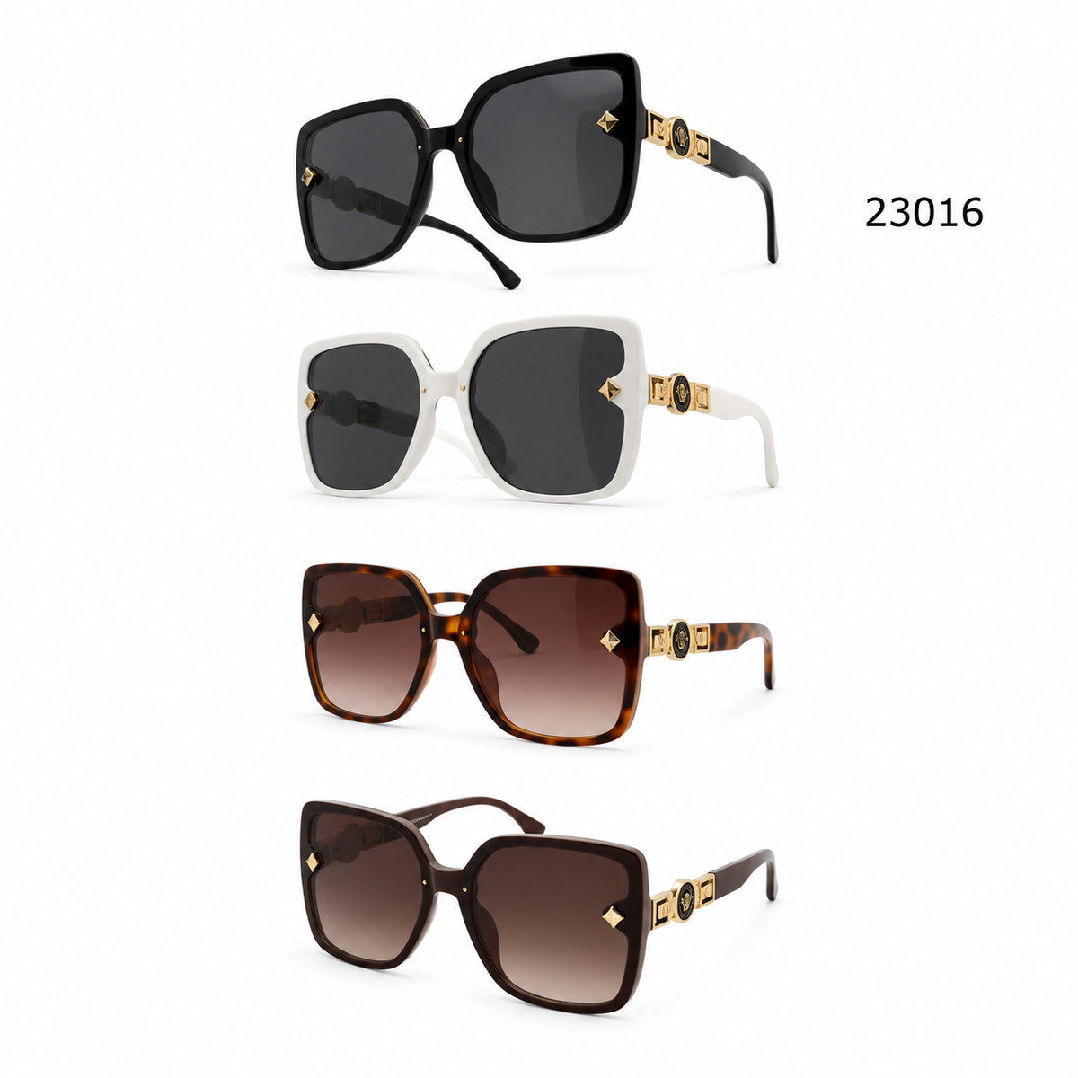 23016 SQUARE BEACH GLASSES - $30/DZN