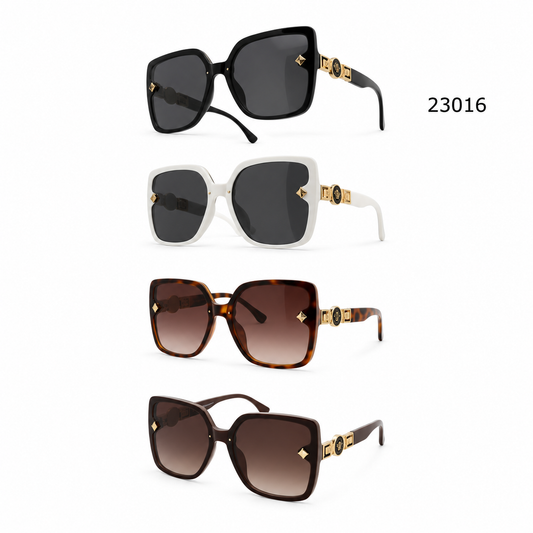 23016 SQUARE BEACH GLASSES - $30/DZN