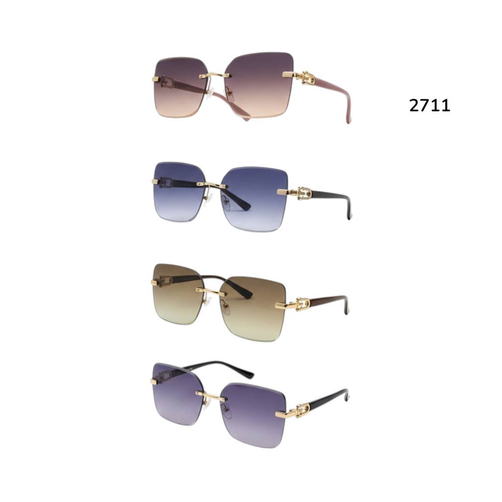 2711 SOLID RETRO FRAME SUNGLASSES- $30/DZN