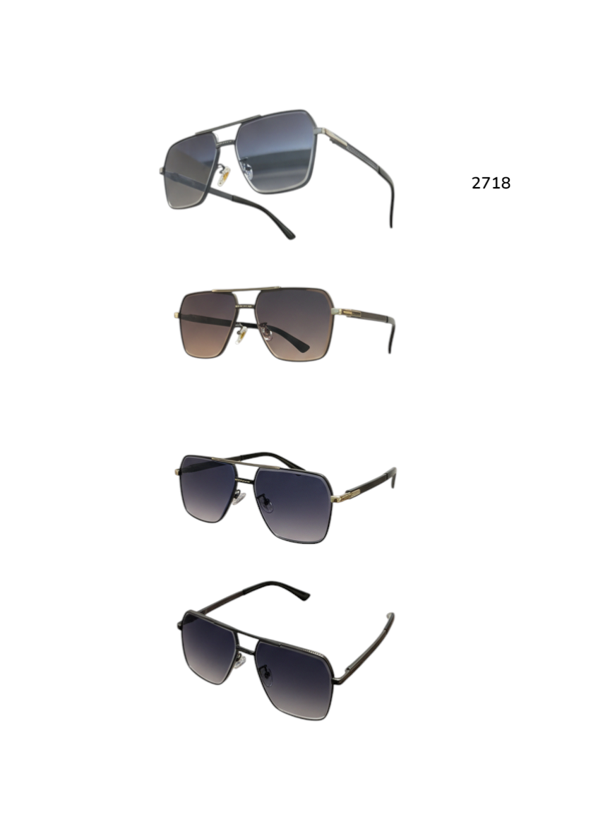 2718 GEOMETRIC AVIATOR SUNGLASSES - $30/DZN