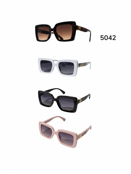 5042 THE BOLD SQUARE SUNGLASSES- $30/DZN