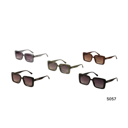 5057 Stylish Square Sunglasses- 1 Dzn
