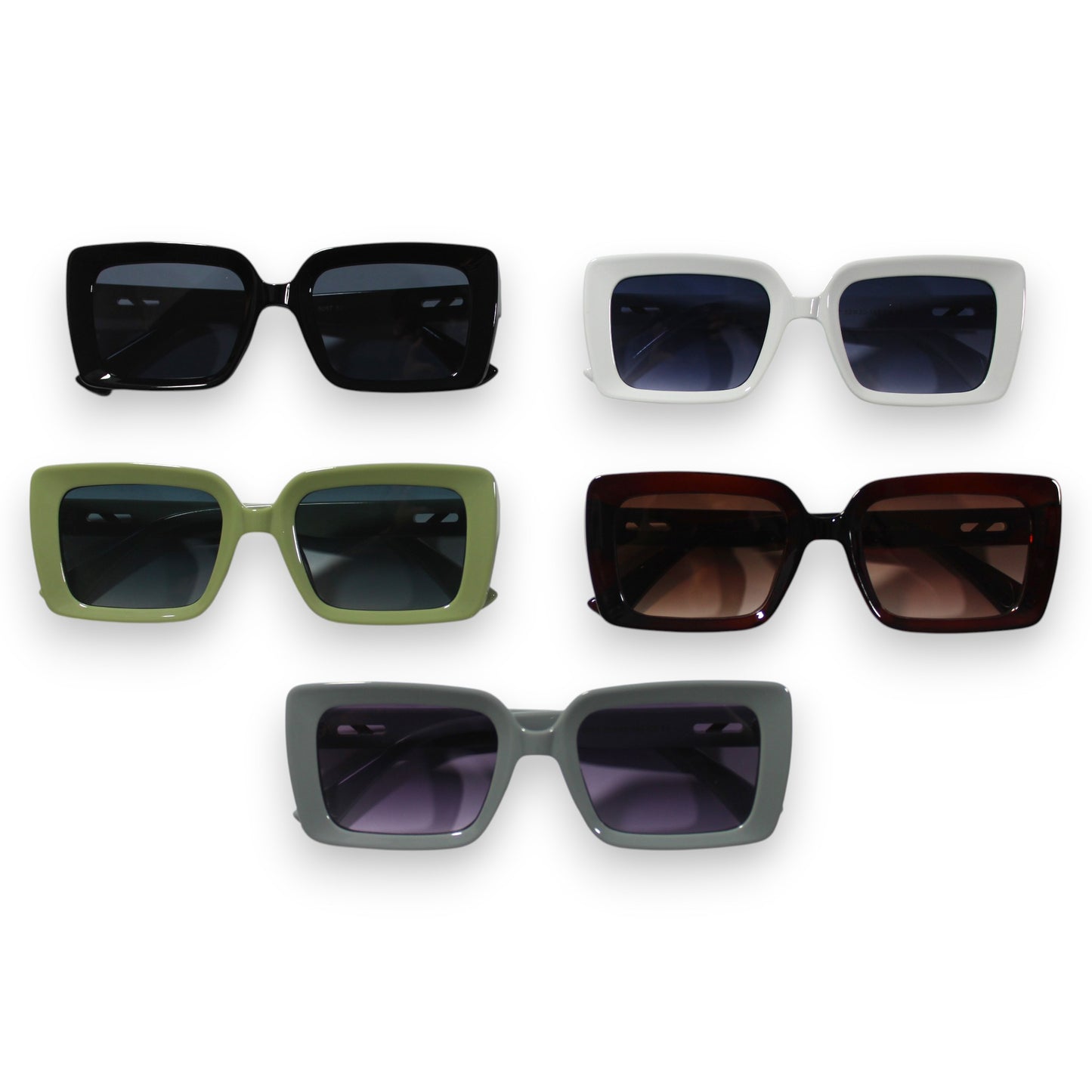 Stylish Square Sunglass Set - 5057
