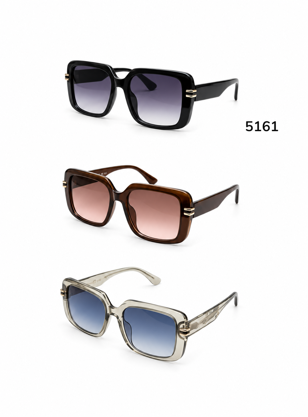 5161 OVERSIZED SQUARE SUNGLASSES - $30/DZN