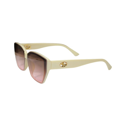 Cat-Eye Diamond Sunglass Set - 6141