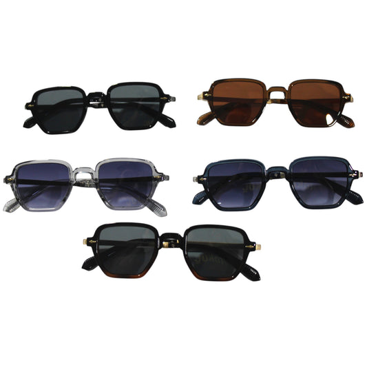 Metal Square Sunglass Set - 8506