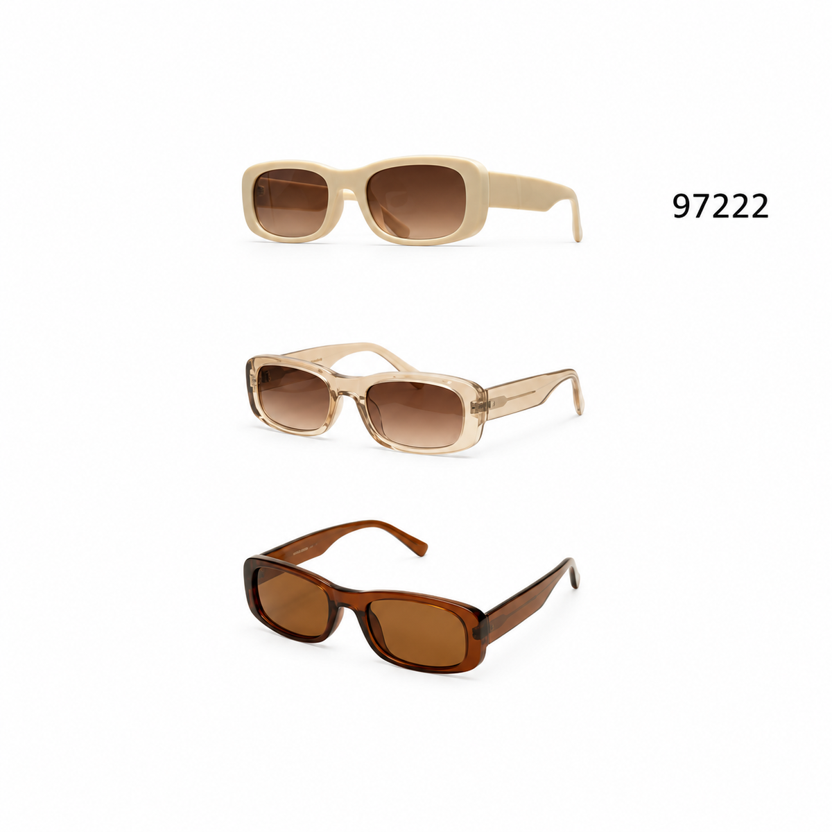 97222 VINTAGE/RETRO RECTANGLE SUNGLASSES- $30/DZN