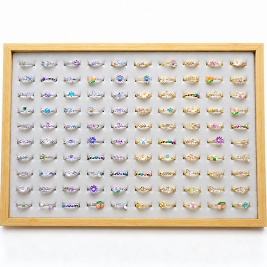 Everlasting Sparkle Ring Collection 5-100 pcs