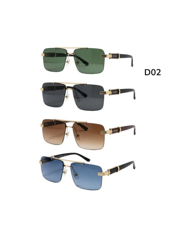 D02- SIGNATURE SQUARE SUNGLASSES- $30/DZN