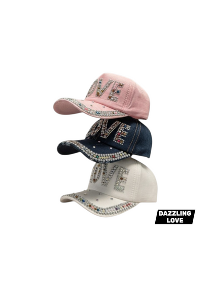 DAZZLING LOVE CAP(3 COLORS) - $42/DZN