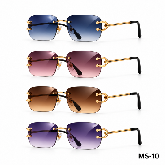 MS-10 Plain Metal Glasses - 1 DZN