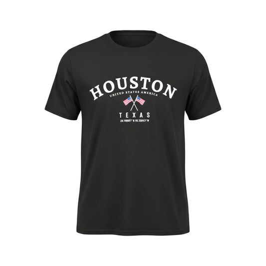 Houston T-shirt -Black