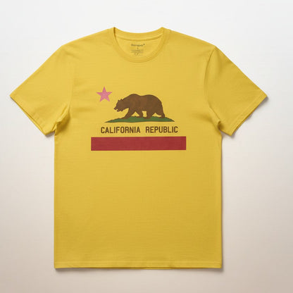 California Republic T-shirt (Yellow)