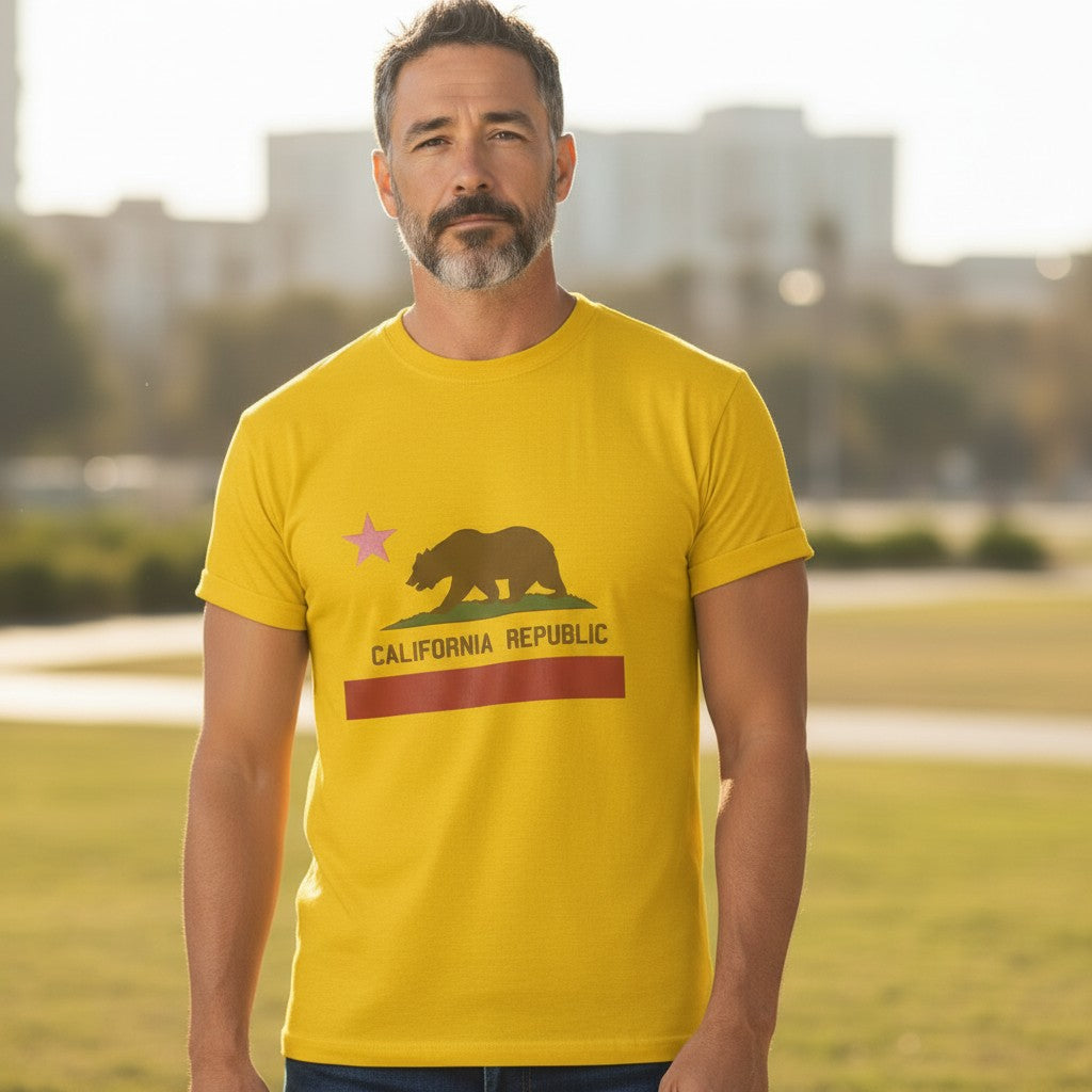 California Republic T-shirt (Yellow)
