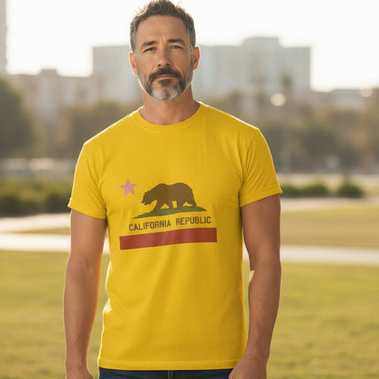 California Republic T-shirt (Yellow)