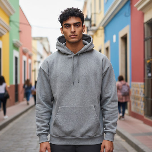 Light Grey Fleece Hoodie