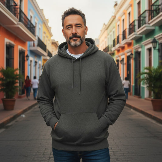 Dark Gray Fleece Hoodie