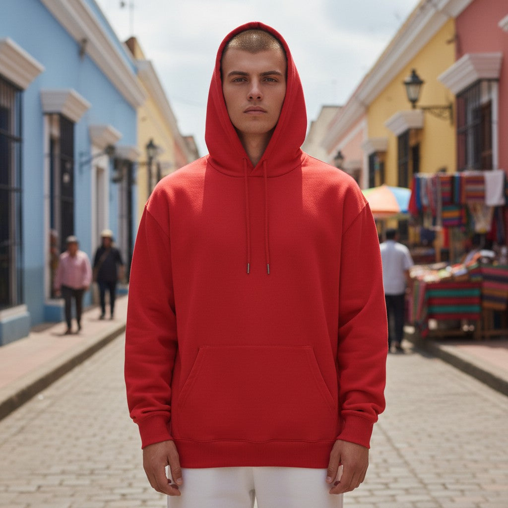 Red Unisex Fleece Hoodie