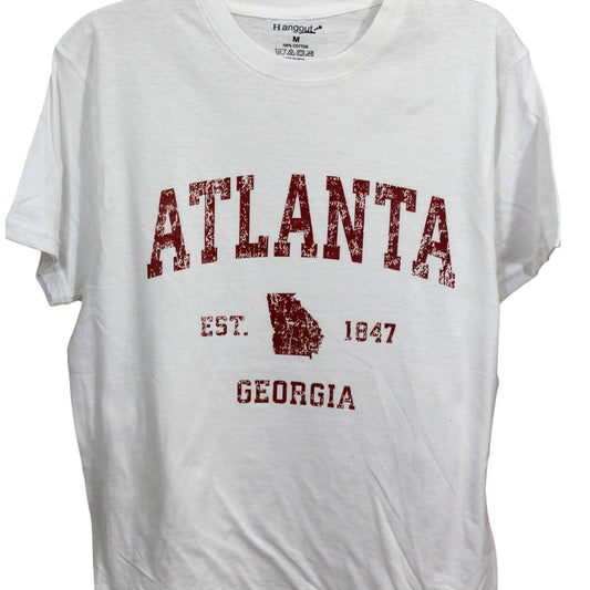 Atlanta Georgia est.1847 State T-Shirt - White