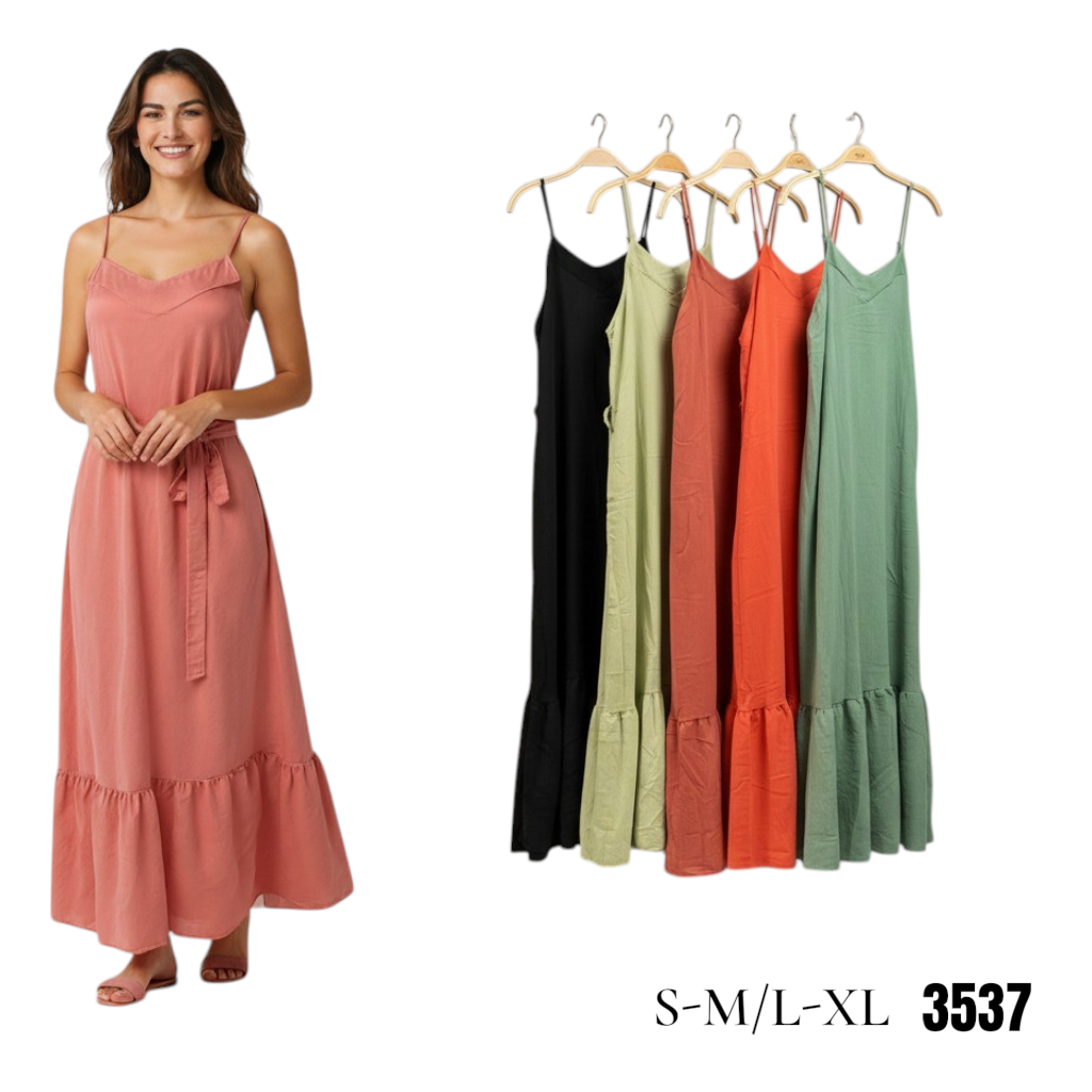 Long Belt Dress (12 S-M /12 L/XL) 24 PCS