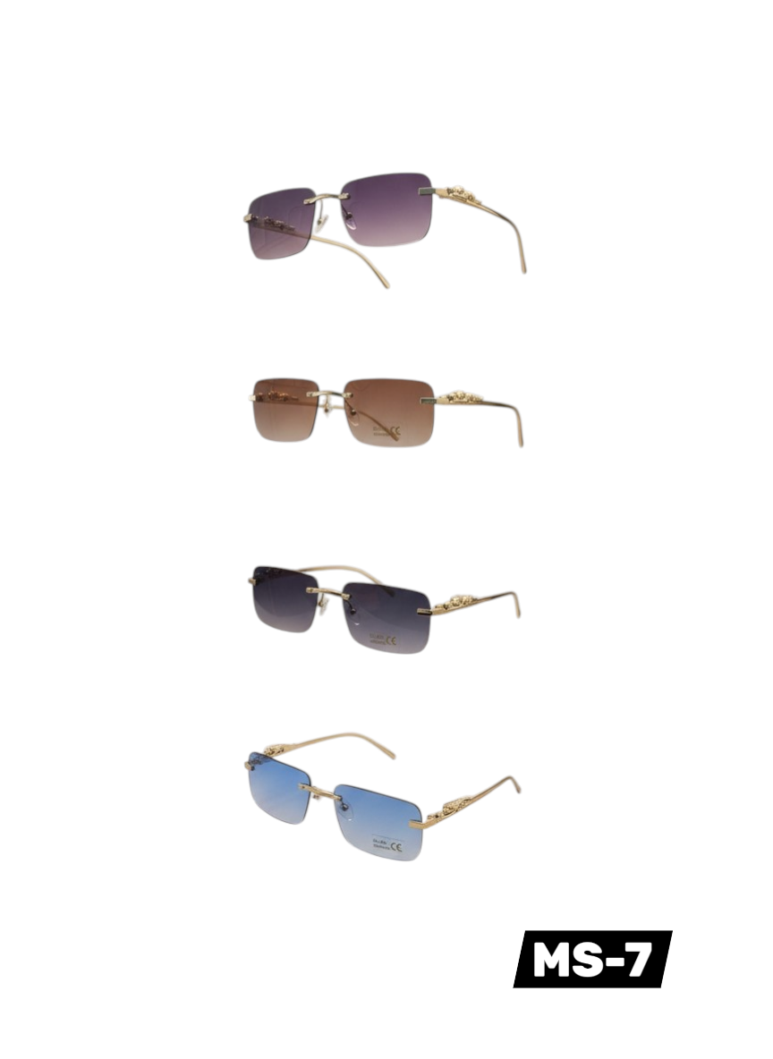 MS-7 CHEETAH TEMPLE SUNGLASSES- $30/DZN