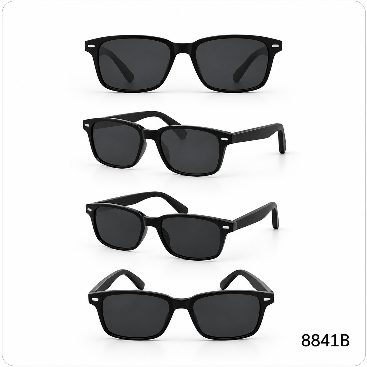 8841B Black Sunglasses - 1 Dzn