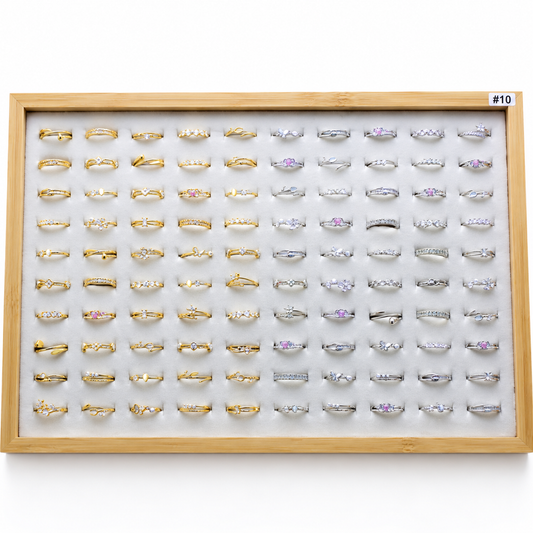 Everlasting Sparkle Ring Collection 10-100 pcs
