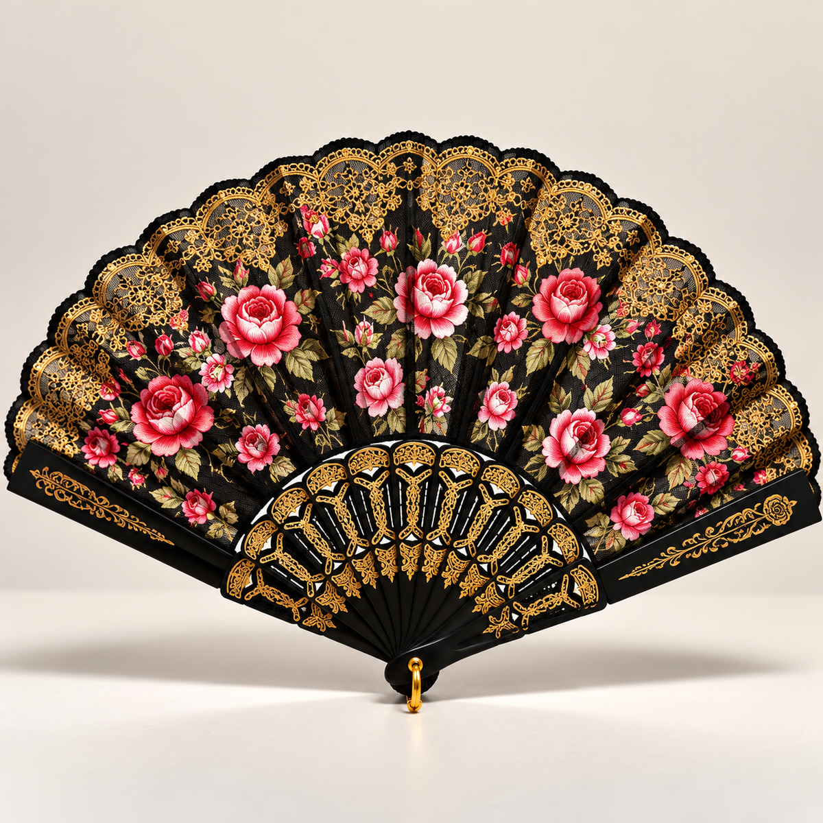Chinese Hand Fan - 18 DZN with FREE Display