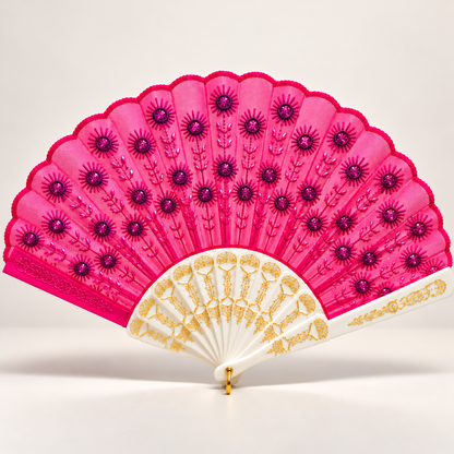 Chinese Hand Fan - 18 DZN with FREE Display