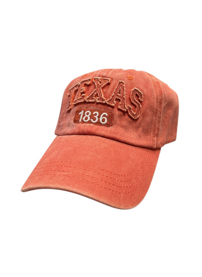 TEXAS 1836 PATCH CAPS- $42/DZN