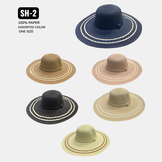 SH-2 BRAIDED SUN HAT- $36/DZN
