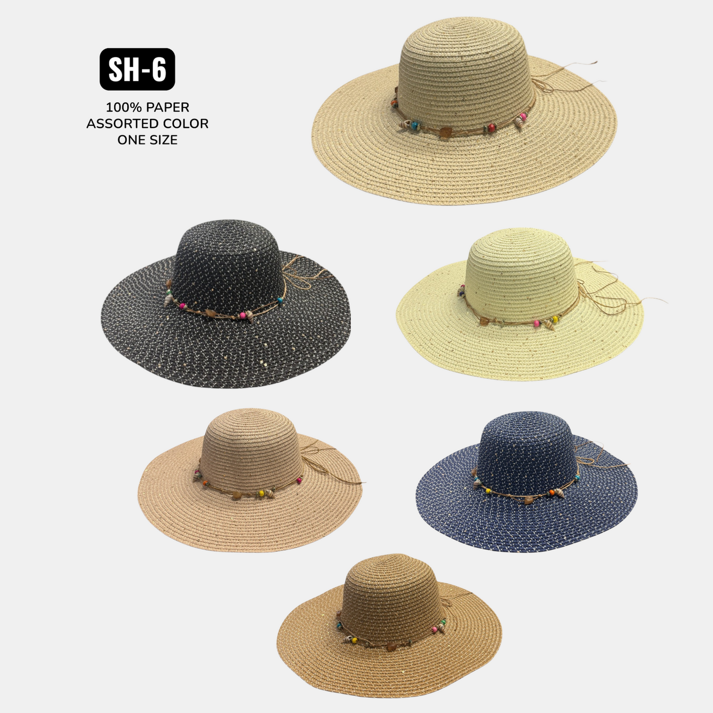 SH-6 THE SPECKLED SUNHAT- $36/DZN