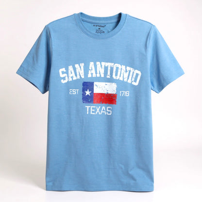 San Antonio est.1718 Flag T-Shirt