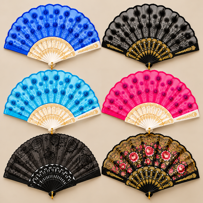 Chinese Hand Fan - 18 DZN with FREE Display