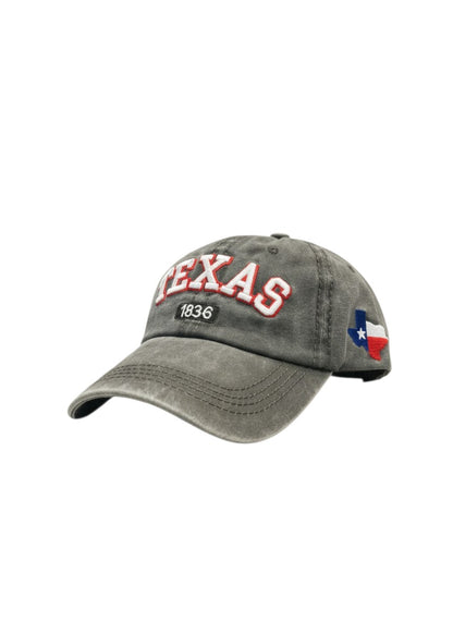 TEXAS 1836 ACID WASHED STITCH CAPS- $42/DZN
