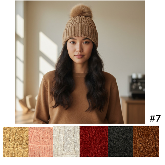 Winter Caps Design #7- $36/dzn