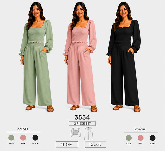 Two Piece Set (12 S-M / 12 L-XL) 24 PCS