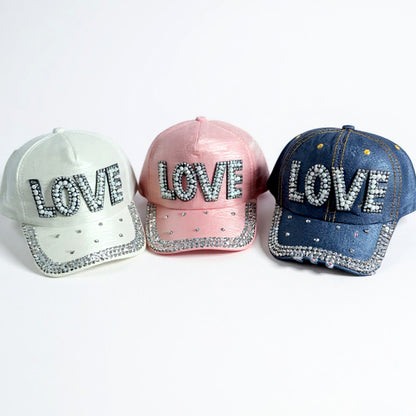 Sparkly love Hat -(1 Dzn)