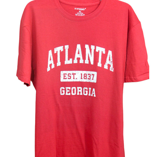 Atlanta Georgia est.1837 T-Shirt - Red