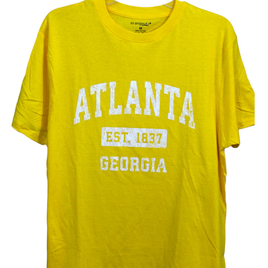 Atlanta Georgia est.1837 T-Shirt - Yellow