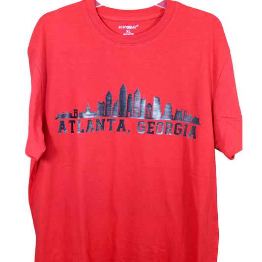 Atlanta Skyline T-Shirt - Red