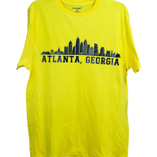 Atlanta Skyline T-Shirt - Yellow