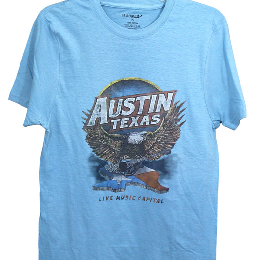 ATX 'Live Music Capital' T-Shirt - Blue
