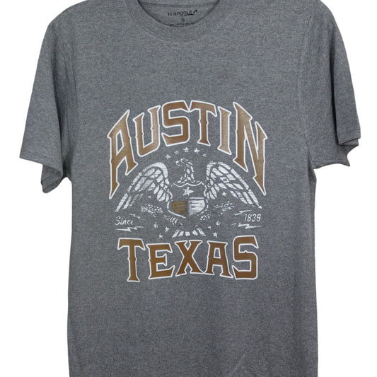 Austin Texas Eagle T-Shirt - Gray